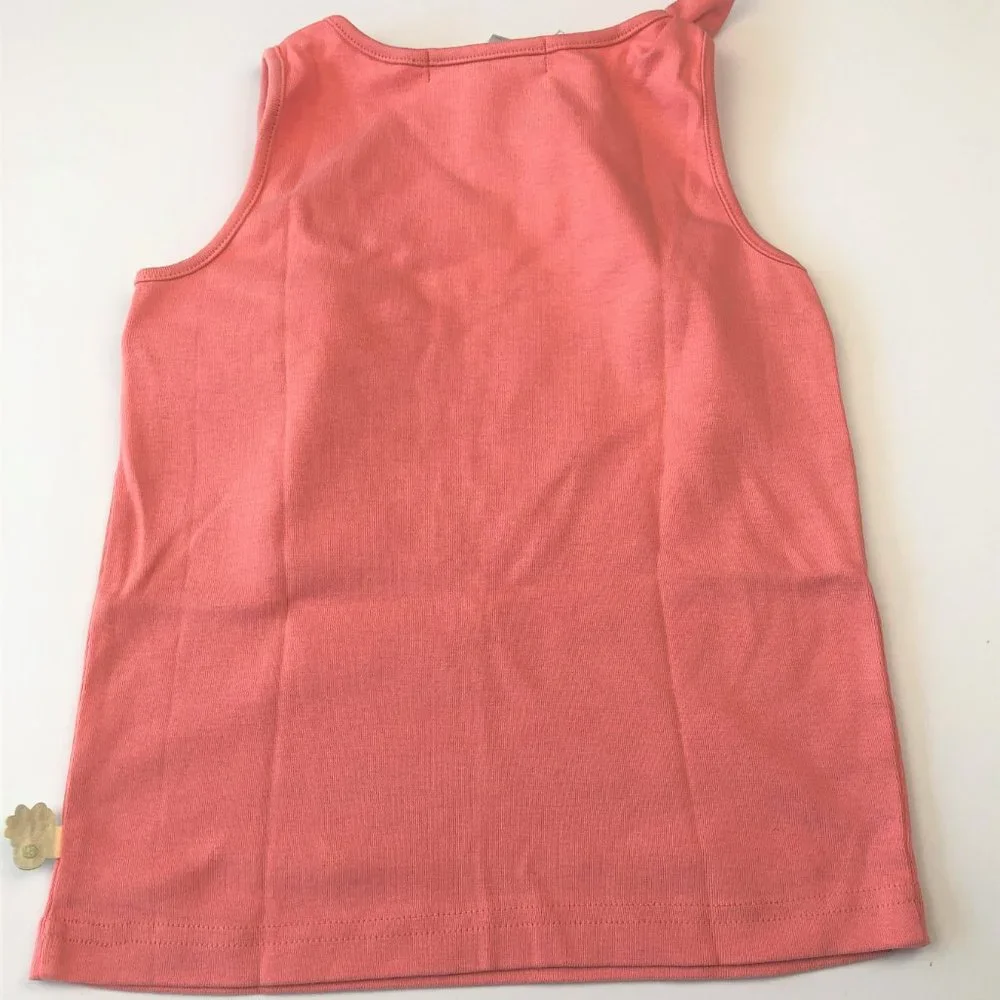NWT Gymboree Girl Pieced Skort, Button Tank, Hair Clip & Flip-Flop 4 Pc Set 6